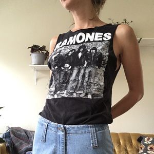 Ramones graphic tank top